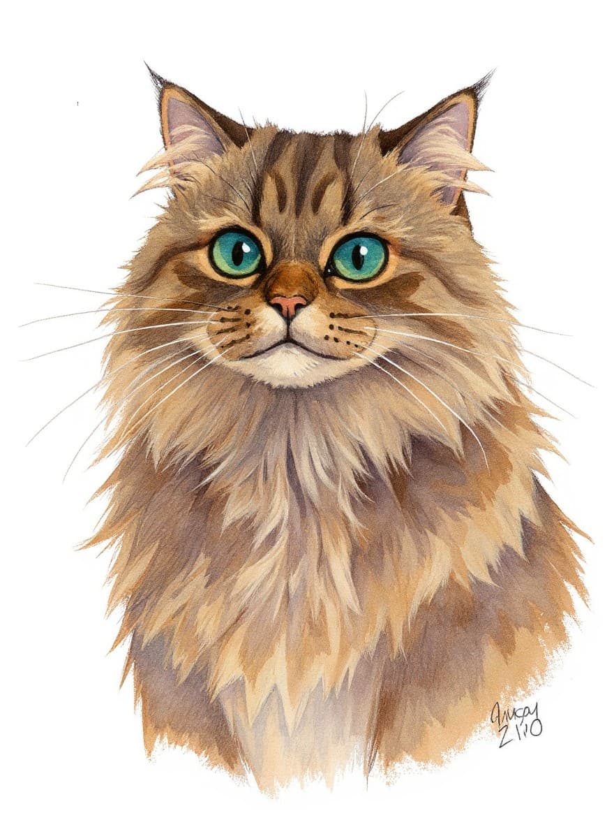 Aquarelle généré par IA — exemple