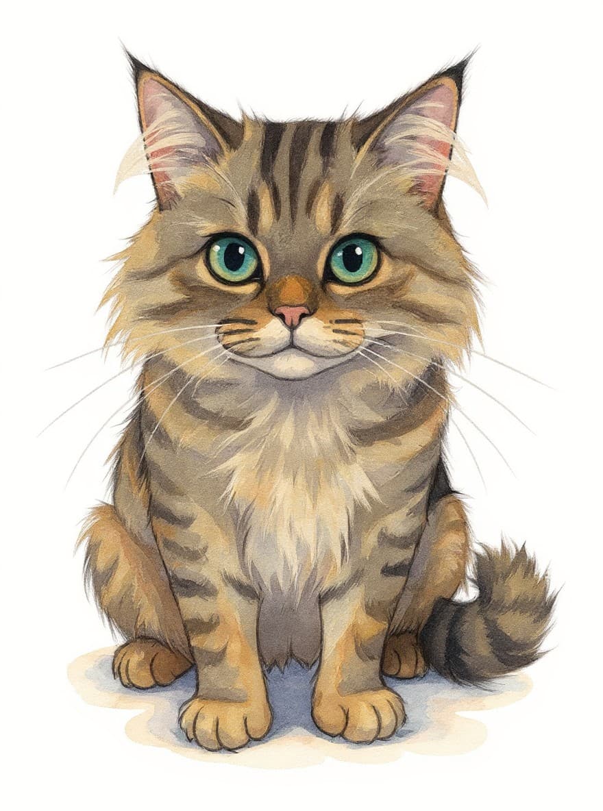 Aquarelle généré par IA — exemple