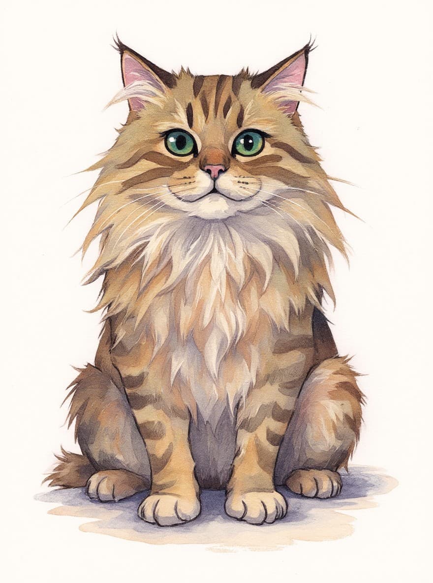 Aquarelle généré par IA — exemple