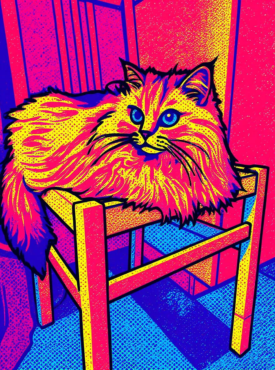 Pop Art généré par IA — exemple